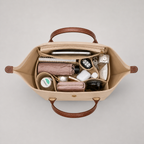 Organisateur en feutre pour sac Le Pliage Longchamp - vue du dessus - Farnelle