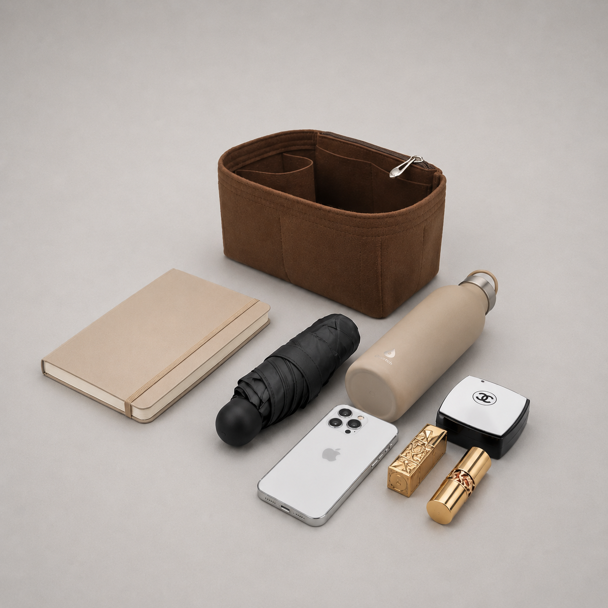 Contenu Organisateur en feutre pour sac Picotin Hermes Farnelle