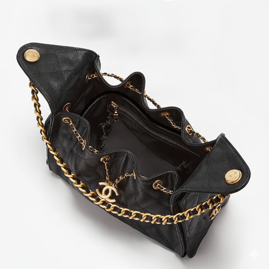 Interieur Organisateur en nylon pour sac chanel 25 farnelle