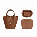 Organisateur de sac Nylon Café pour Picotin 22 Hermès Farnelle