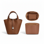 Organisateur de sac Nylon Café pour Picotin 18 Hermès Farnelle