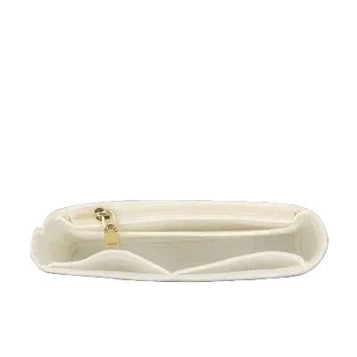 Organisateur blanc fermeture eclair WOC Chanel Farnelle