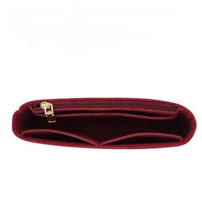 Organisateur bordeaux fermeture eclair WOC Chanel Farnelleo