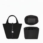 Organisateur de sac Nylon Noir pour Picotin 18 Hermès Farnelle