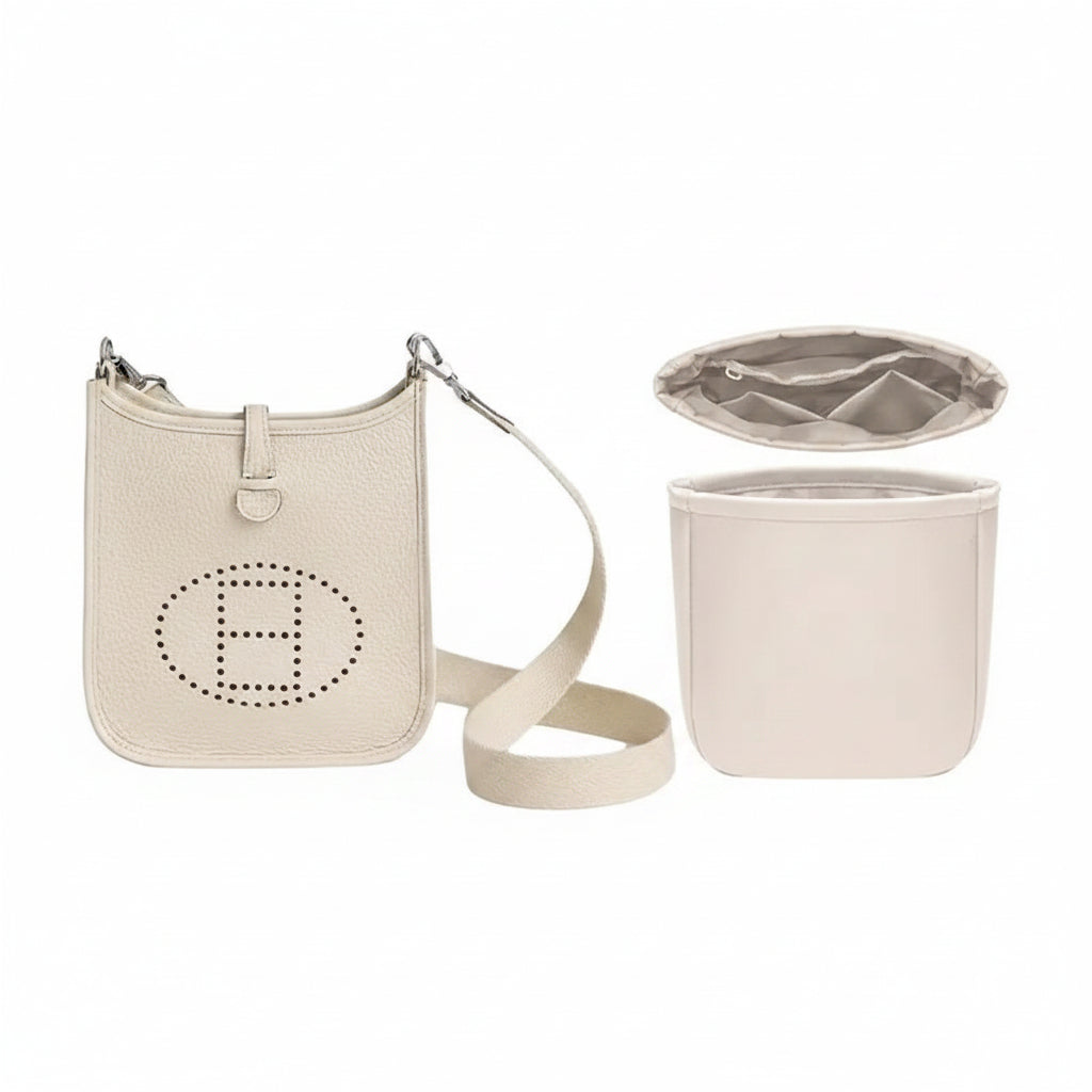 Organisateur de sac en nylon Blanc pour Evelyne Hermès - Farnelle