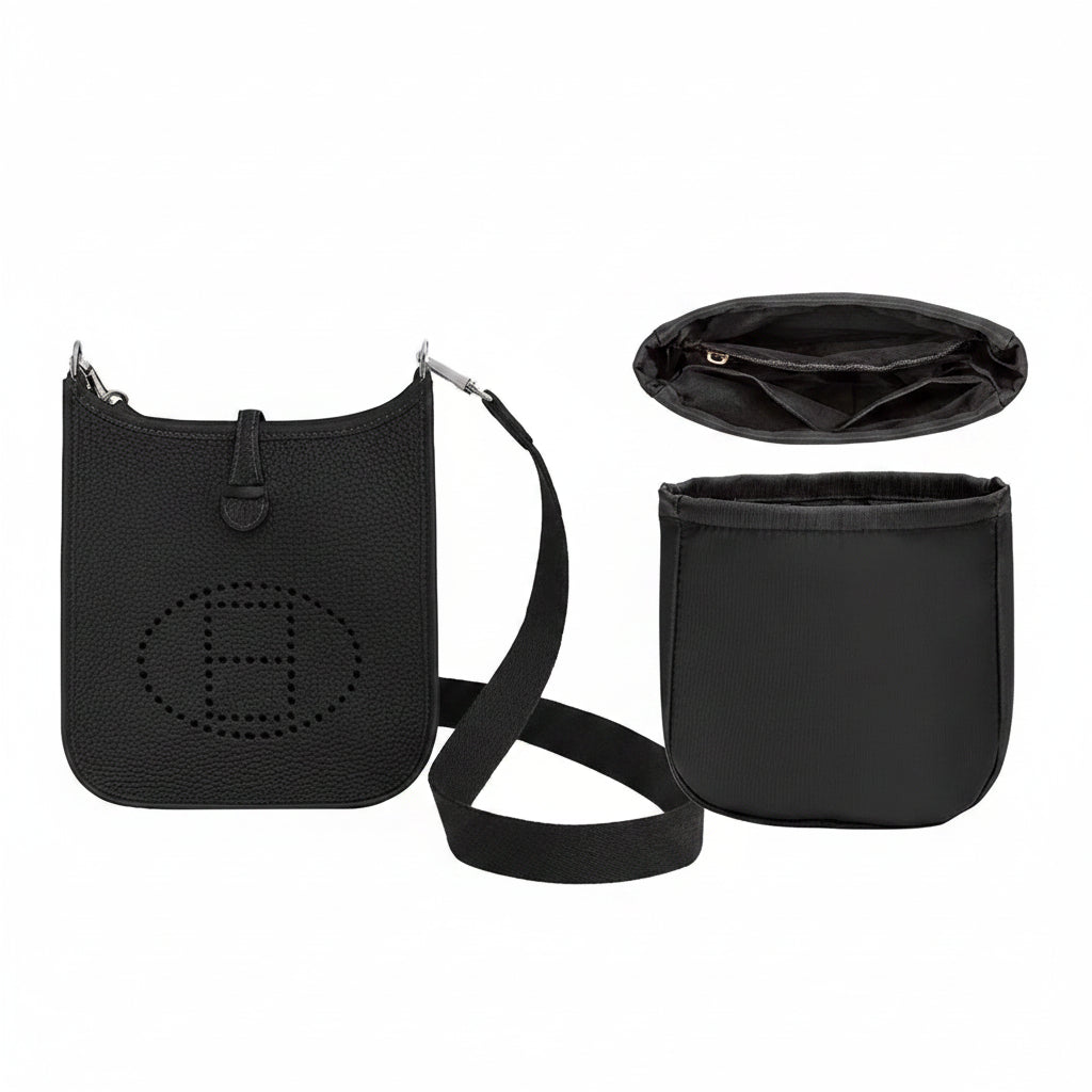 Organisateur de sac en nylon Noir pour Evelyne Hermès - Farnelle