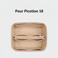 Organisateur en feutre Ecru pour sac Picotin 18 Hermes Farnelle