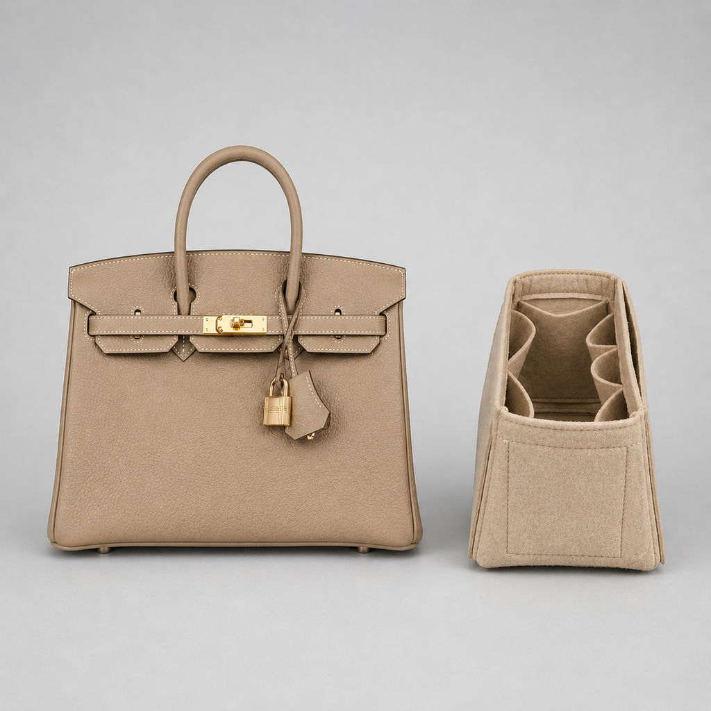 Organisateur en feutre pour sac Birkin Hermès - Farnelle