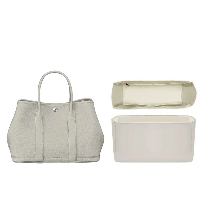Organisateur en nylon Blanc sac Garden Party Hermès Farnelle