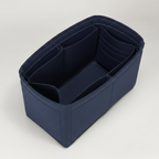 Organisateur feutre marine maxi hobo Chanel Farnelle