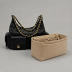 Organisateur feutre maxi hobo Chanel Farnelle