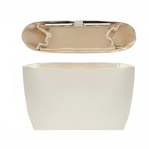Organisateur nylon ecru pour Sac Neverfull Louis Vuitton Farnelle