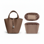 Organisateur de sac Nylon Taupe pour Picotin 18 Hermès Farnelle
