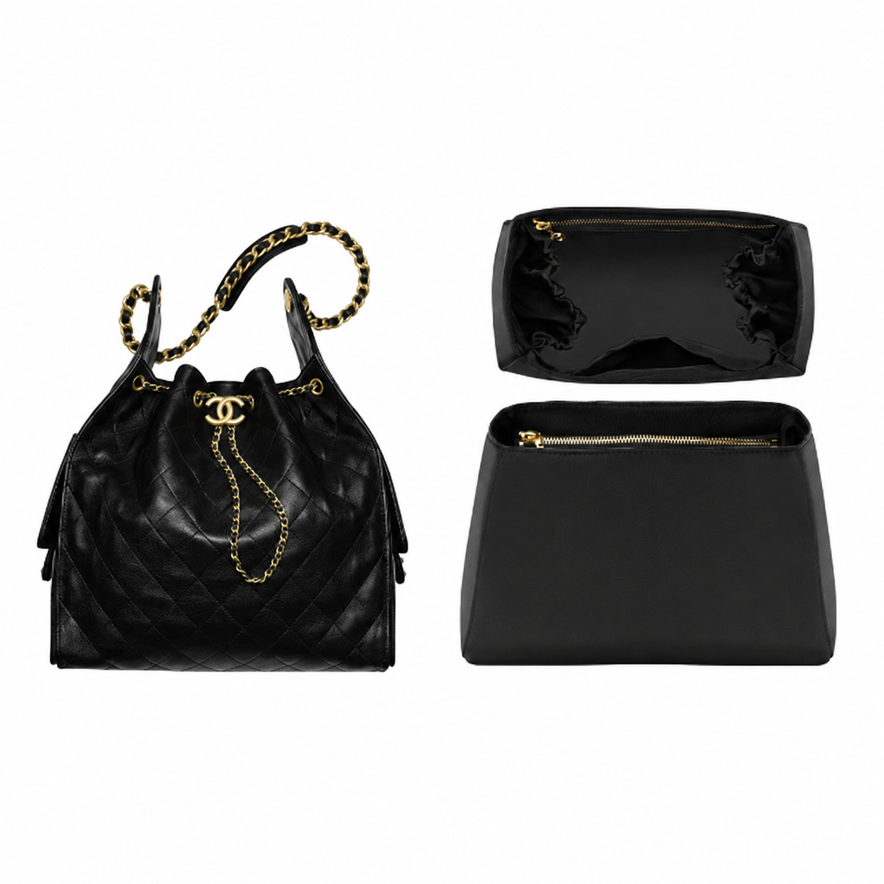 Organisateur nylon pour sac Chanel 25 M Farnelle