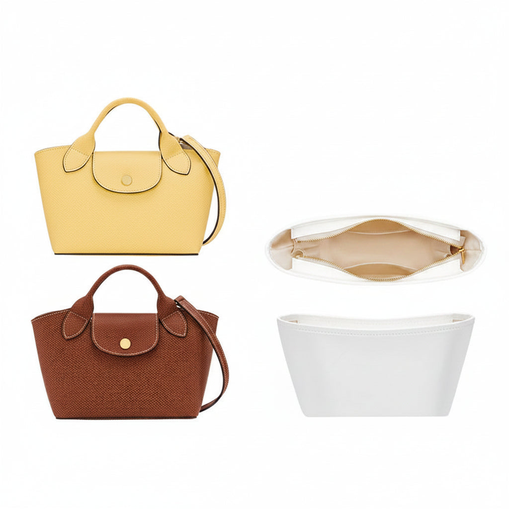 Organisateur pour Epure avec fermeture eclair Longchamp Farnelle