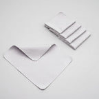 Chiffons microfibres pour entretien du cuir - Lot gris - Farnelle