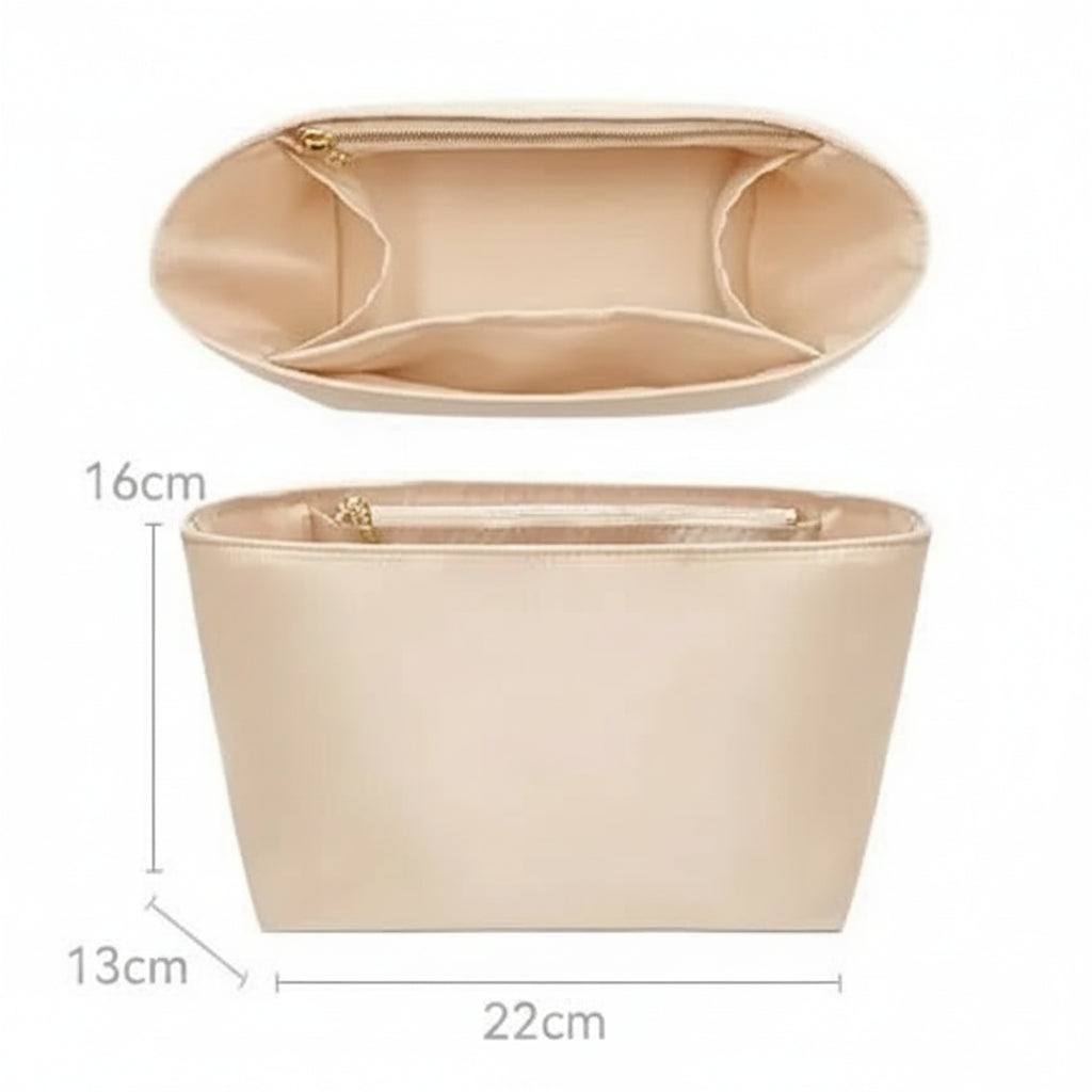 Organisateur en nylon pour sac Le Pliage Longchamp - Ecru S - Farnelle