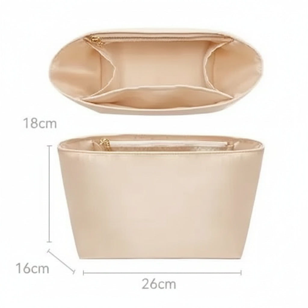 Organisateur en nylon pour sac Le Pliage Longchamp -  Ecru M - Farnelle