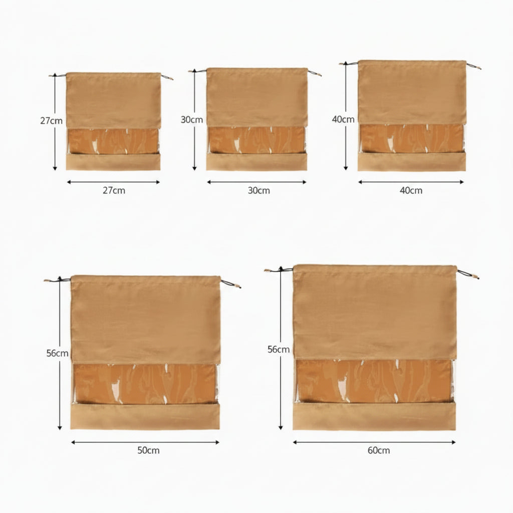 Housse de protection pour sac de luxe - Dimensions - Farnelle