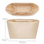 Organisateur en nylon pour sac Le Pliage Longchamp - Ecru L - Farnelle