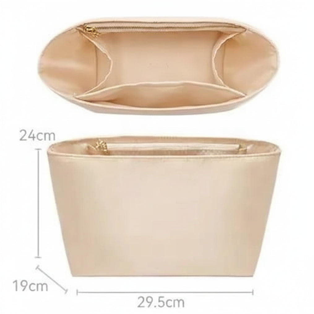 Organisateur en nylon pour sac Le Pliage Longchamp - Ecru L - Farnelle