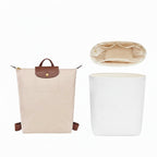 Organisateur pour sac à dos Le Pliage Longchamp - Ecru M - Farnelle