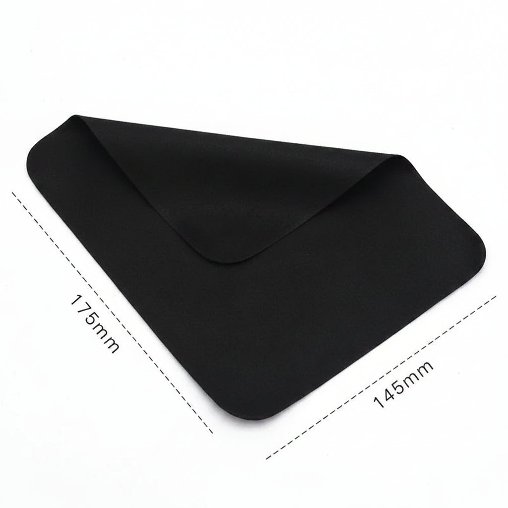 Chiffons microfibres pour entretien du cuir - Dimensions Noir - Farnelle