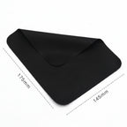 Chiffons microfibres pour entretien du cuir - Dimensions Noir - Farnelle