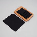 Chiffons microfibres pour entretien du cuir - Lot Noir - Farnelle