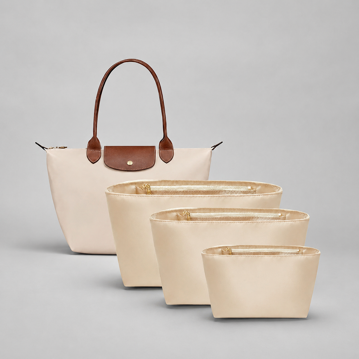 Organisateur en nylon pour sac Le Pliage Longchamp - Farnelle